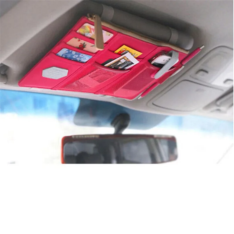 Sun Visor Multifunction For Car Cd Holder Phone Hanging Storage Bag
