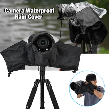 

Waterproof Camera Raincoat Nylon Transparent TPU Camera Rain Cover Dustproof Protector For DSLR Camera For Canon/Nikon/Sony