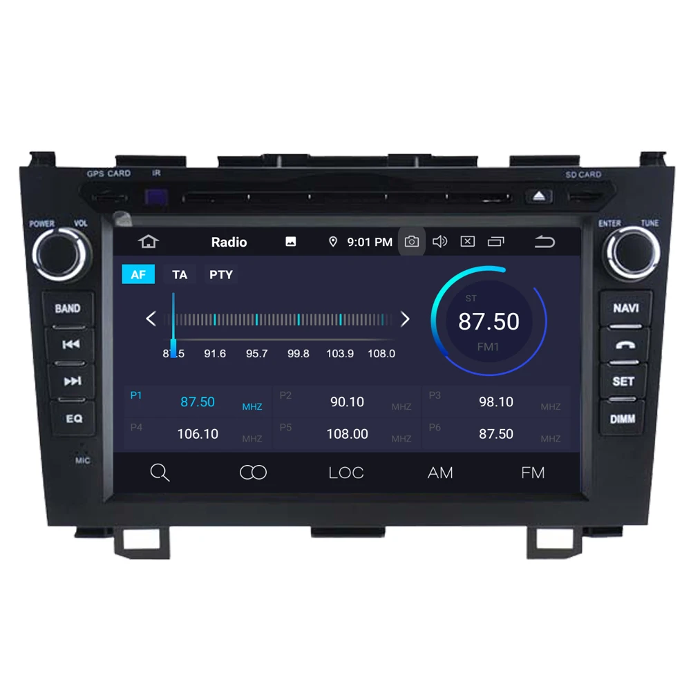 Clearance RoverOne Car Radio DVD GPS For Honda For CRV For CR-V Android 9.0 Octa Core Touchscreen Central Multimedia Head Unit Bluetooth 4