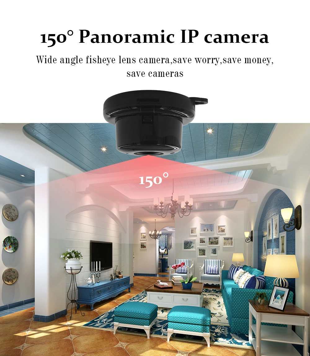 Мини камера 1080P P2P Wi Fi HD видеокамера ночного видения корпус CMOS датчик записывающая