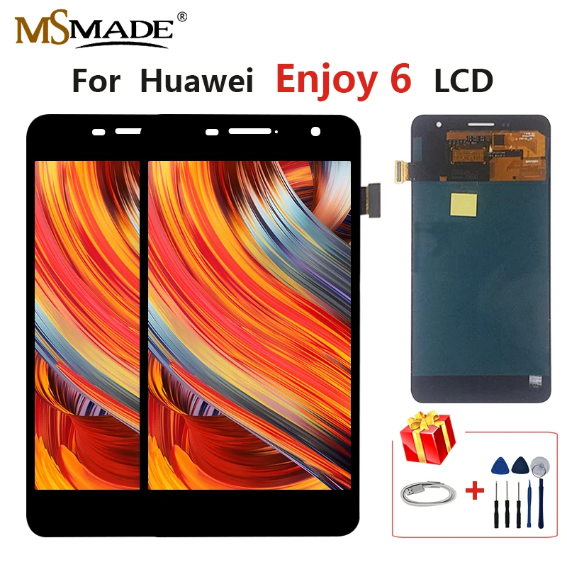 

For Huawei Enjoy 6 NCE-AL10 LCD Touch Screen Display Digitizer With Frame Assembly Parts For Enjoy 6 NCE-AL00 Display 5.0