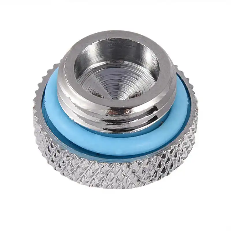 Brass G1/4 Thread Water Stop Plug Water Cooling Plug Fittings Connector for Computer PC Cooling System