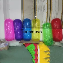 Надувная прозрачная подвесная труба для украшения надувная подвесная intrack труба с песком форма шар для события шоу