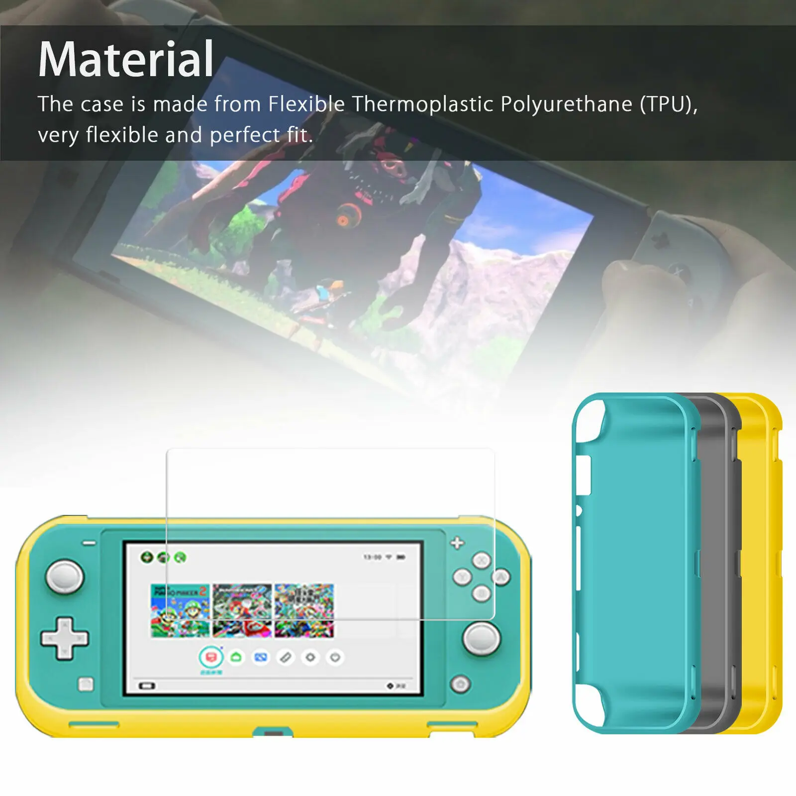 Для nintendo Switch Lite нескользящий чехол Защитная пленка для экрана