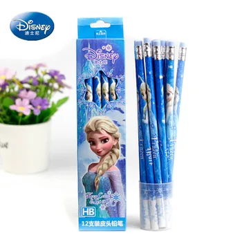 

Frozen Boxed ordinary pencil Disney school supplies kids pencil writing and painting tools pencils for school