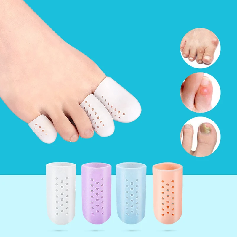 Toe Separators toe separators toe protectors Silicone Thumb Toe Protector Sleeve Separator Toe Covers