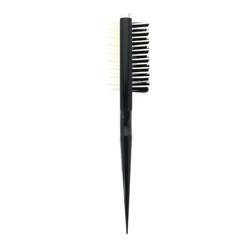 1 Тип прямой саржевый гребень для волос натуральная щетина кабана щетка-ролик круглый баррель дуя завивка DIY парикмахерский инструмент для укладки