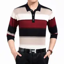 Высококачественный кашемировый шерстяной свитер, Мужская известная брендовая одежда, деловой модный большой полосатый пуловер с отложным воротником, Homme