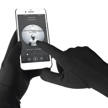 Зимние теплые перчатки мужские и женские сенсорные перчатки полный палец велосипедные ветрозащитные спортивные перчатки с тонкой флисовая подкладка