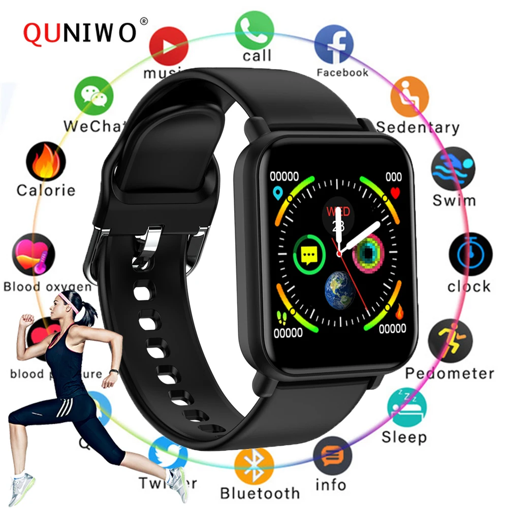 

2020 Smart Watch Men Women Blood Pressure Measurement Smartwatch Waterproof IP67 Oxygen Heart Rate Watch Smart for Android IOS