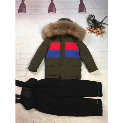 AS PICTURE Детские зимние костюмы зимняя одежда зимняя детская куртка Детский пуховик высокого качества зимняя куртка для мальчика парка для мальчика 6 мес.-8 лет - Цвет: AS PICTURE