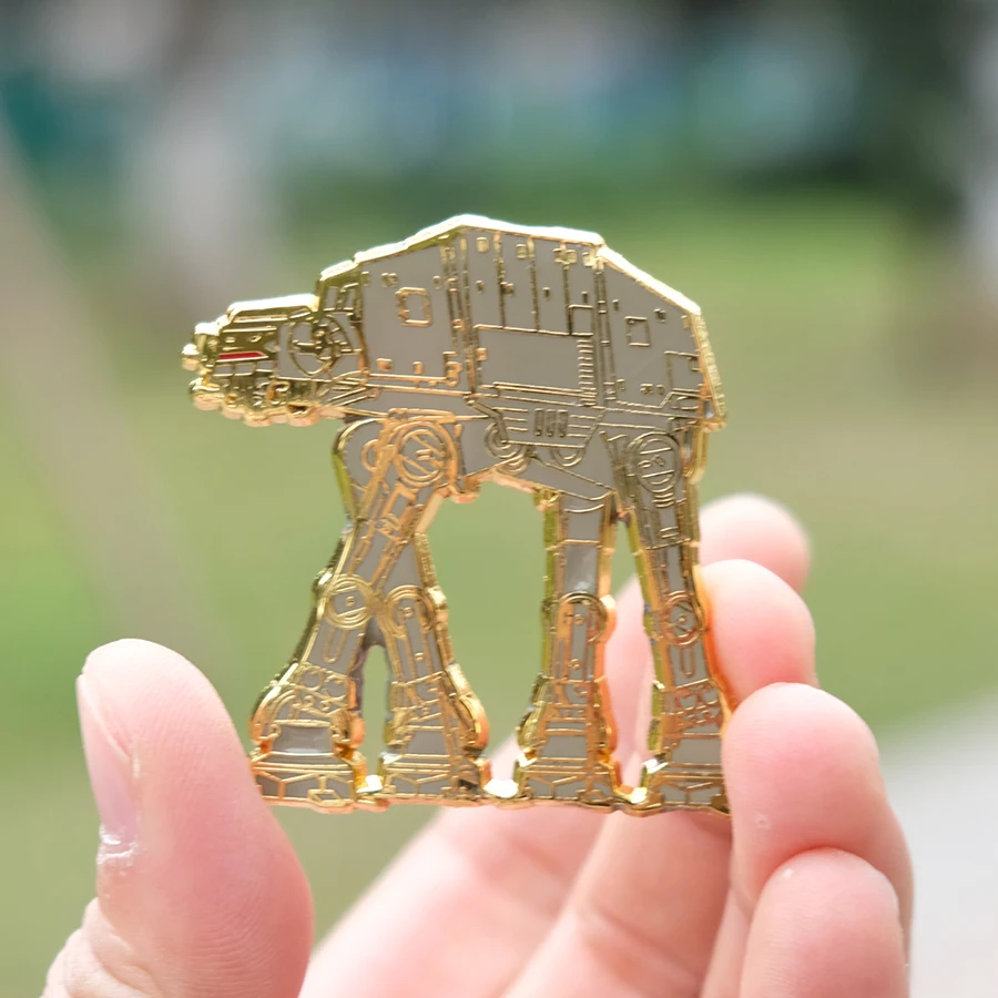 Галактическая Империя AT-AT брошь из цинкового сплава металлические