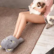 Милые теплые тапочки; USB обогреватель для ног; компьютерная USB электрическая теплая обувь для дома, путешествий, офиса; voetverwarmers