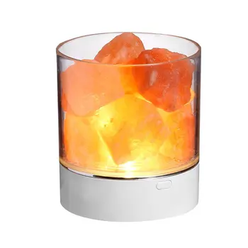 

Creative Himalayan Salt Lamp Crystal Salt Lamp Gift Lamp Bedroom Bedside Lamp Night Light Creative Gift