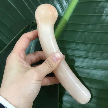 

natural crystal topaz wand handcarved massage stick crystal healing gemstone yoni wands stick relaxation gift for women