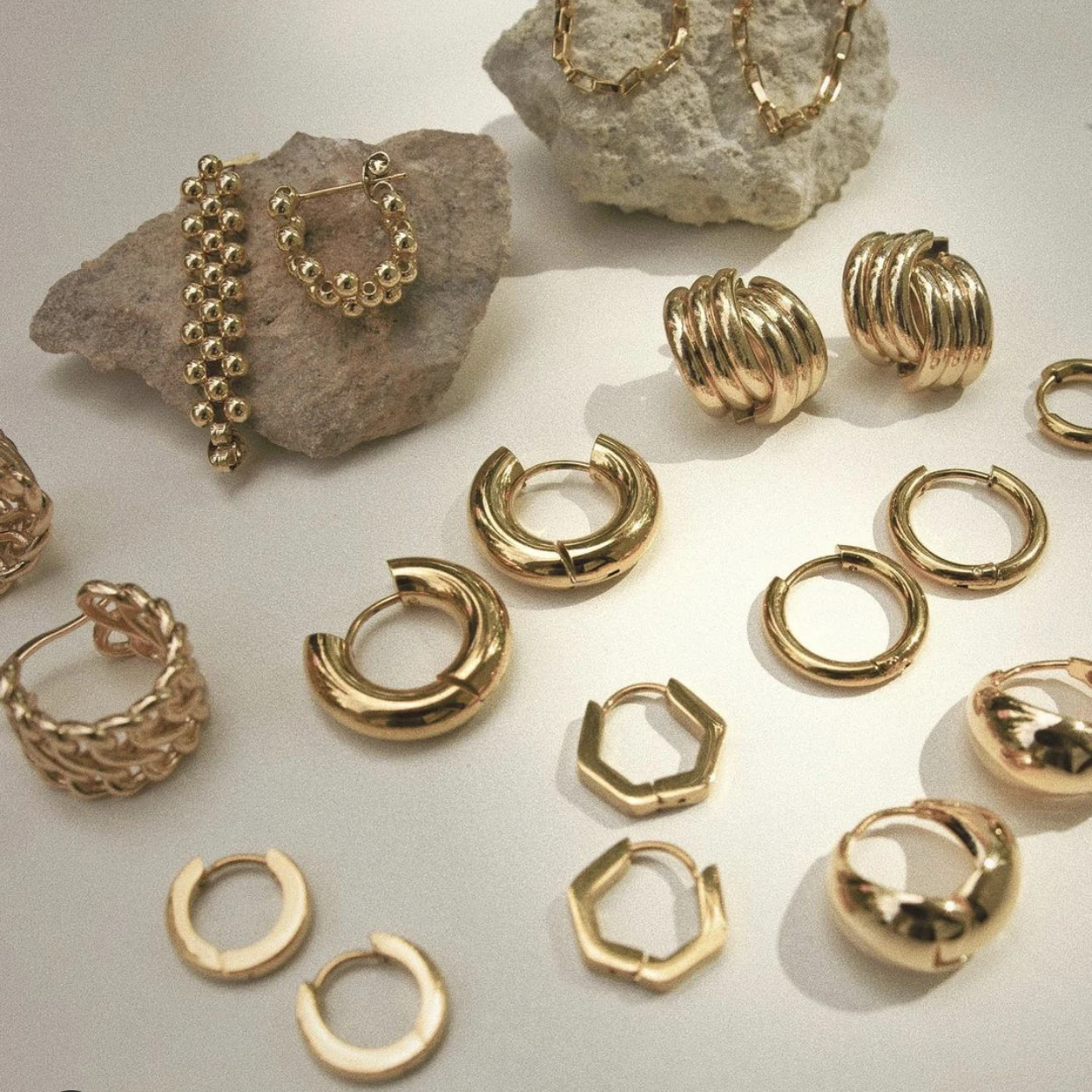 Классические серьги-кольца из нержавеющей стали для женщин, модные маленькие большие круглые серьги золотого цвета в стиле панк, хип-хоп, ювелирные изделия, аксессуары