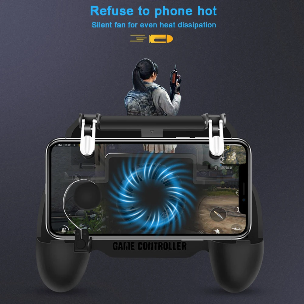 

Joystick Controller For Mobile Phone With Remote Console Game Players With Fire Shooter L1R1 For PUBG Game Quick Assistance Kit
