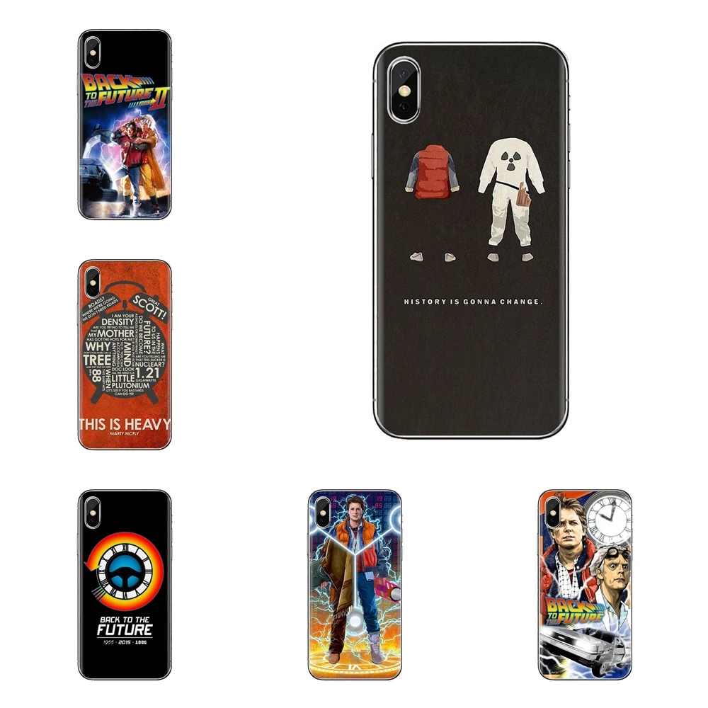Для samsung Galaxy S2 S3 S4 S5 MINI S6 S7 edge S8 S9 Plus Note 2 3 4 5 8 Coque Fundas Back To The Future прозрачные мягкие