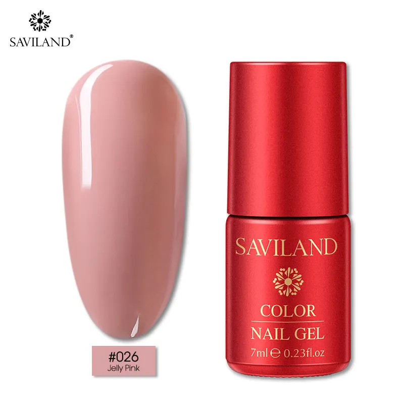 SAVILAND 126 Colors New Arrival Semi Permanent Top Coat UV LED Gel Varnish Soak Off Nail Art Gel Lacquer Gel Nail Polish - Цвет: PT026