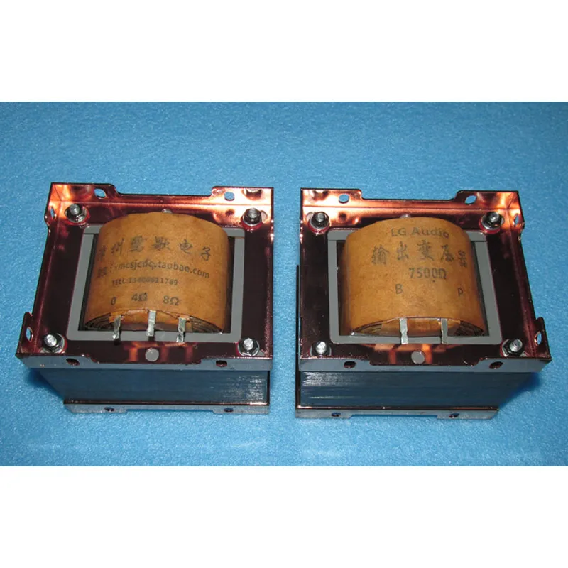 

The tube uses 7.5K single-ended output transformer, the power is 30W 4 ohms / 8 ohms output, leakage inductance 55-60mH