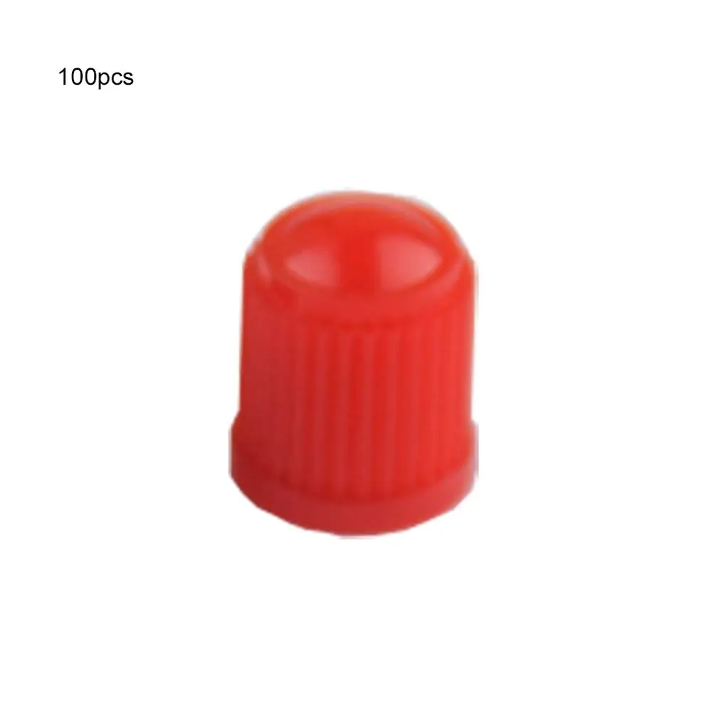 

100pcs/set Plastic Tire Cap Wheel Stem Air Valve Caps For Car Bike Motorcycle Auto Truck Dustproof Combo