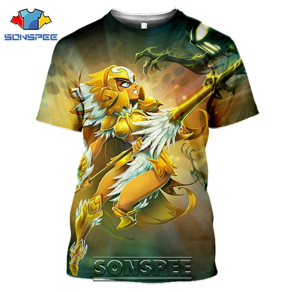 SONSPEE T-shirts Dofus 3D Print Men Women Casual Fashion Hip Hop Game Short Sleeve Streetwear Cartoon Movie Tees Tops Shirt (17)