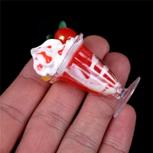 

1pc Drink Ice Cream Cups Set Model Pretend Play Mini Food Doll Accessories Fit Play House Toy CUTE Dollhouse Miniature
