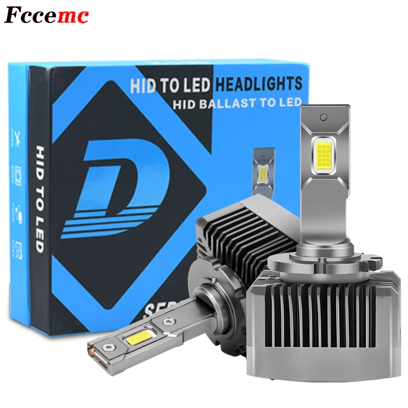 FCCEMC D3S LED Headlight D1S LED Bulbs 1:1 HID Canbus D2S D2R D4S D4R .