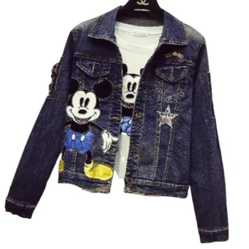 

Embroidery Jacket Harajuku Chaqueta Mujer Clothes Riverdale Yocalor Coats And Jackets Jaket Women Streetwear Loose Cowboy Coat