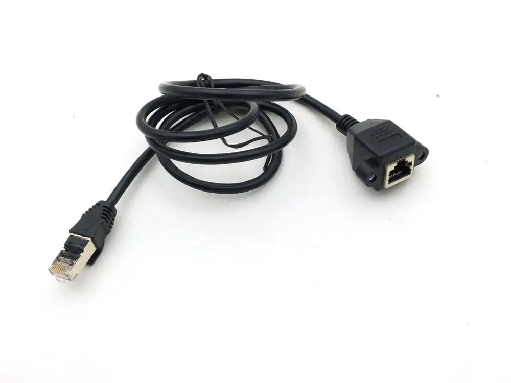 10 шт. кабель RJ45 штекер гнездо винтовое крепление для панели Ethernet LAN Сетевой