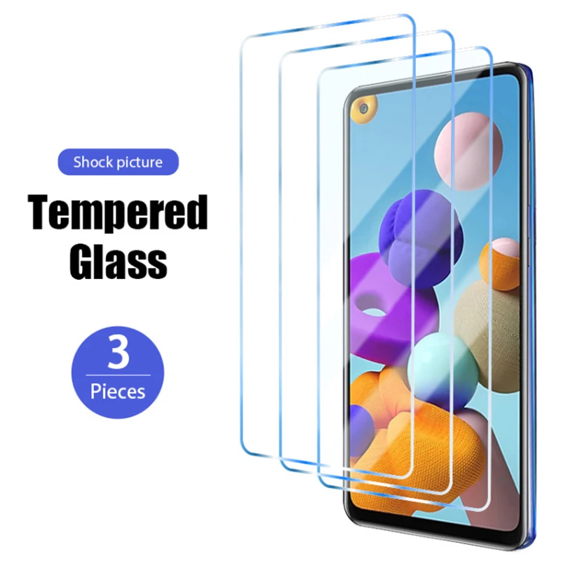 3 шт.! Защитное стекло для Samsung Galaxy A51 M31 M21 M11 M01 M40 M30 M20 M10 A71 A50 A70 A21S A31 A11 A01 | Мобильные