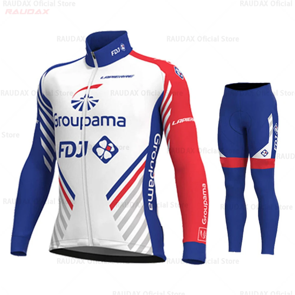 Normal cycling set Велоспорт Джерси Набор Pro Team Northwave Мужская Mtb велосипедная одежда FDJ Лето с длинным рукавом Триатлон горный велосипед Bib брюки набор - Цвет: Normal cycling set
