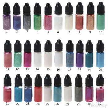

10g UV Resin Pearlescent Resin Pigment Liquid Pearl-luster Colorant DIY Jewelry M21 20 Dropship