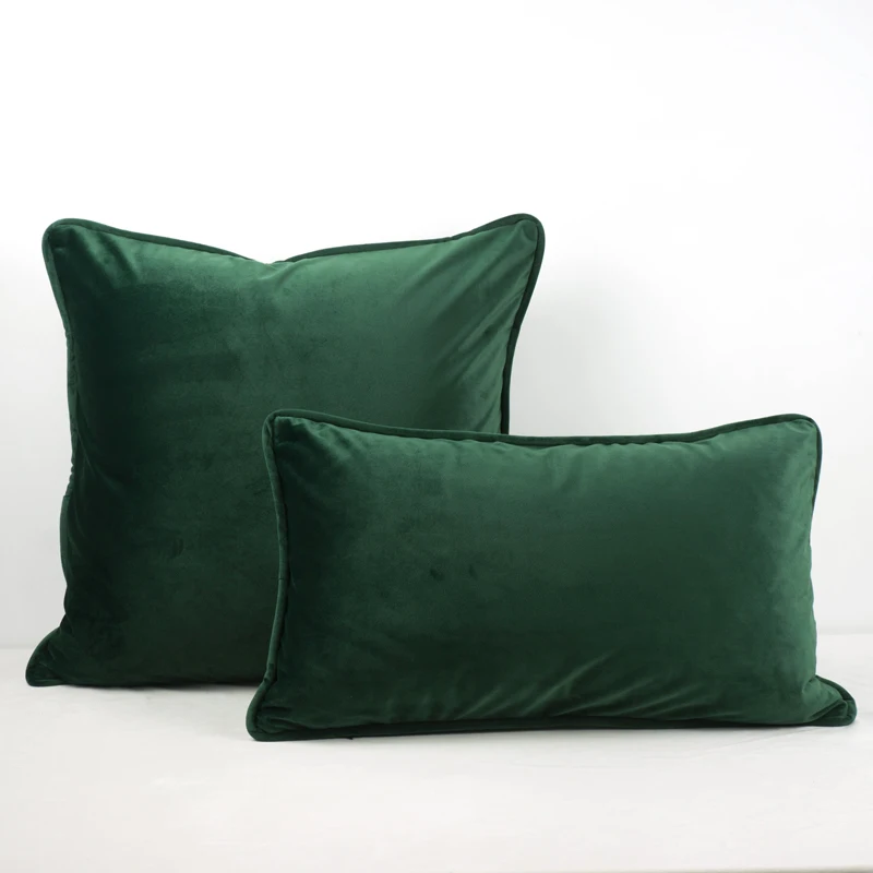 Dark Green Pillow atelieryuwa.ciao.jp