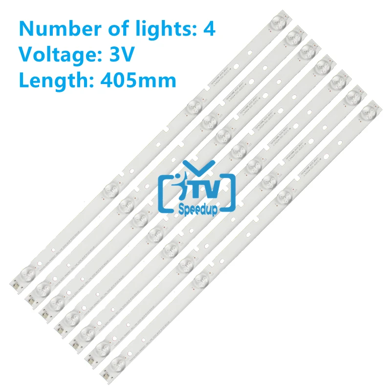 Светодиодная лента для подсветки HISENSE SVH420AB2 SVH420AB3 SVH420AA7 _ 4LED 43H7C 43H7C2, 7 шт./комплект