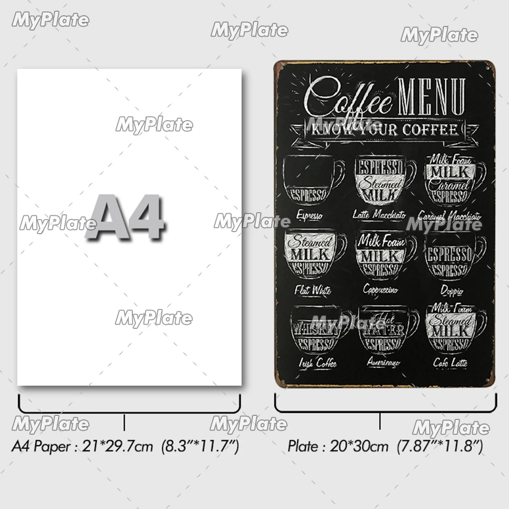 Personalized Name License Plate Metal Sign Wall Decor For Bar Wedding Gift