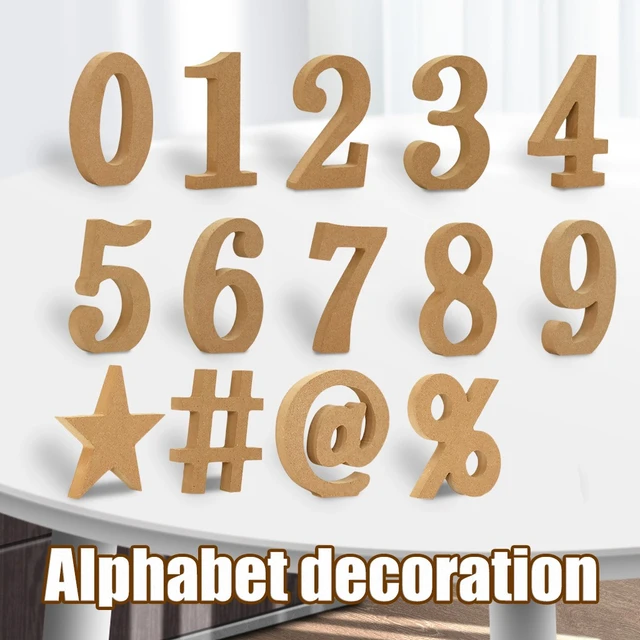 SMALL CARDBOARD PAPIER MACHE LETTERS 10CM 4 INCH Paper Craft Wedding  Birthdays