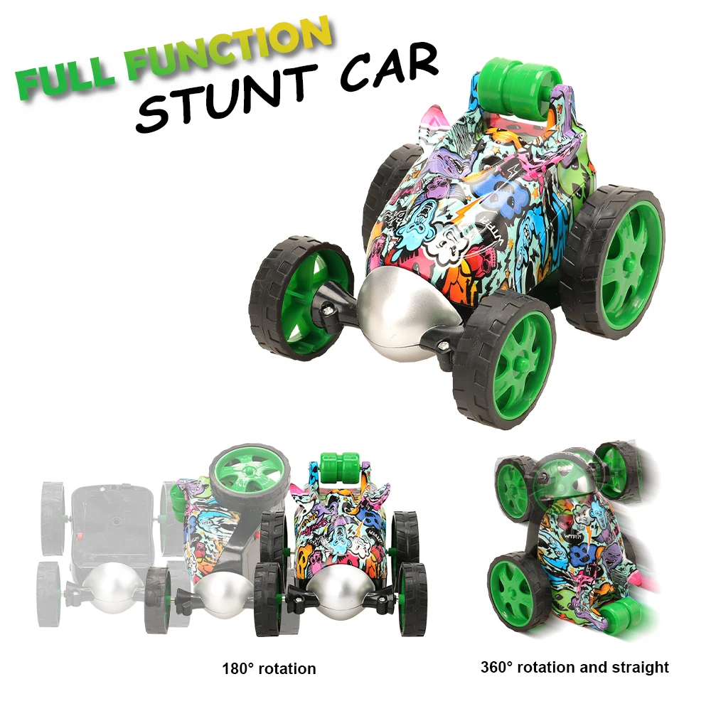 

New Arrive Mini Stunt rc Car Kids Remote control Cars forward backward rotate Function Toys For Children Best Birthday Present