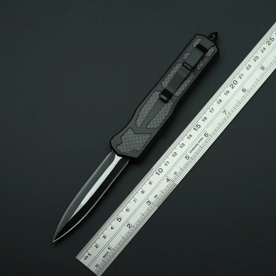 

Outdoor Tactical Knife Fast 440c Steel Blade Aluminum Or CF Handle Camping hunting Survival Kitchen Pocket Fruit Knives EDC Tool