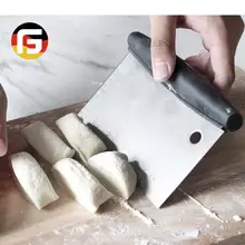 Нержавеющая сталь металлическая сковорода скребок измельчитель-тесто резак для хлеба и пиццы тесто-многофункциональная кухонная утварь