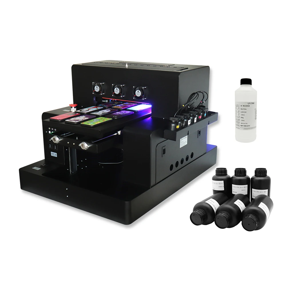 Автоматический A3UV планшетный принтер A3 LED UV для чехла телефона акриловая бутылка