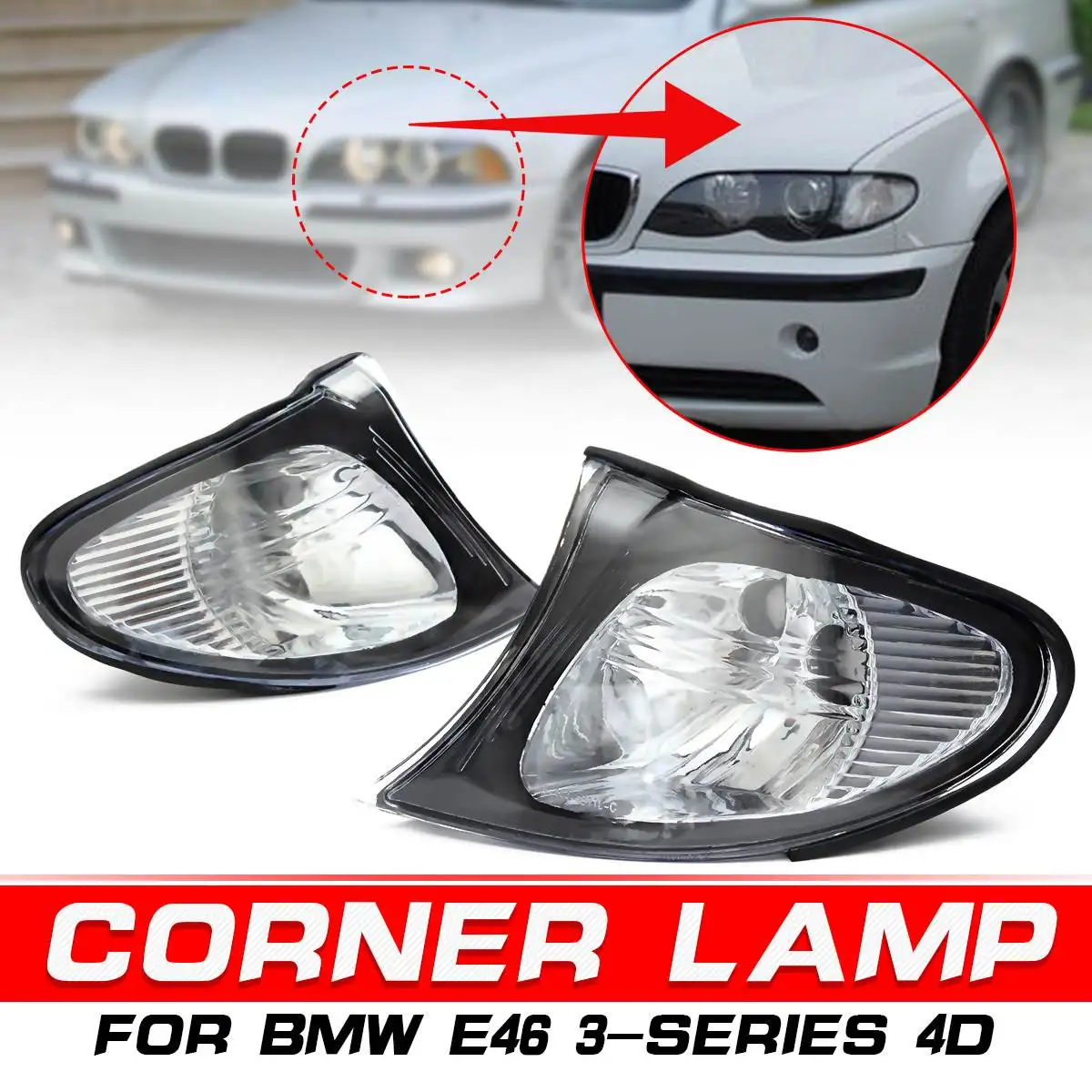 Пара rand НОВЫЙ угловой светильник s боковой для BMW E46 3-Series 4DR 2002 2003 2004 2005 325i 325xi 330i 330xi