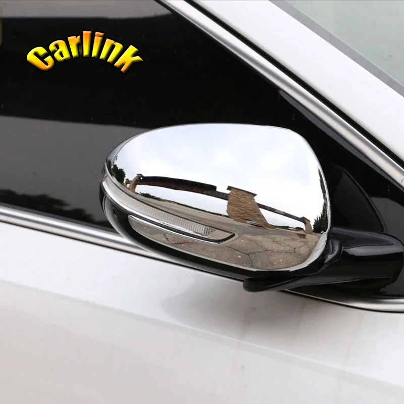 

For KIA Sportage 4 QL Kx5 2016 2017-2020 ABS Chrome Car Rear Rearview Mirror Decorative Frame Cover Trim Car Accessories 2pcs