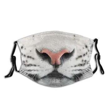 

Tiger Head Men Women Reusable Mouth Face Mask with Filter Dustproof Mask Protection Mask Respirator Mouth Muffle