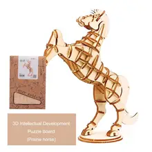 1Pc Splicing Toy 3-dimentional Wooden Wood Grassland Horse Kids 3D Children Jigsaw Educational Models Toy Gift For Children 1Pc Splicing Toy 3-dimentional Wooden Wood Grassland Horse Kids 3D Children Jigsaw Educational Models Toy Gift For Children