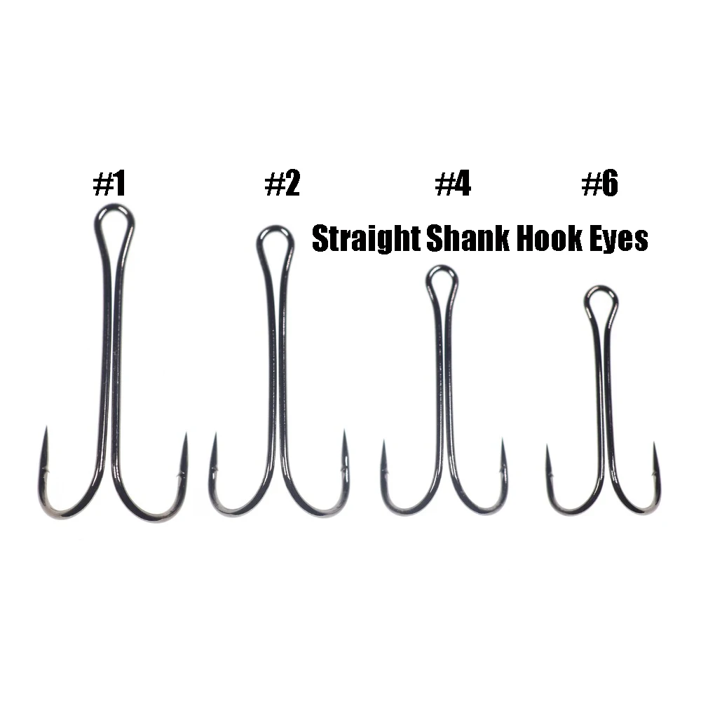 Hooks Double Fishing Fly Tying, Hooks Fishing Bimoo