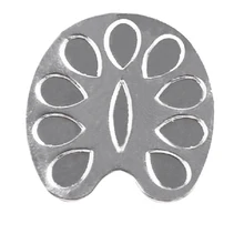 Мини-Палетка для смешивания ногтей для рук, кольцо для маникюра, инструменты для ногтей, металл(серебро