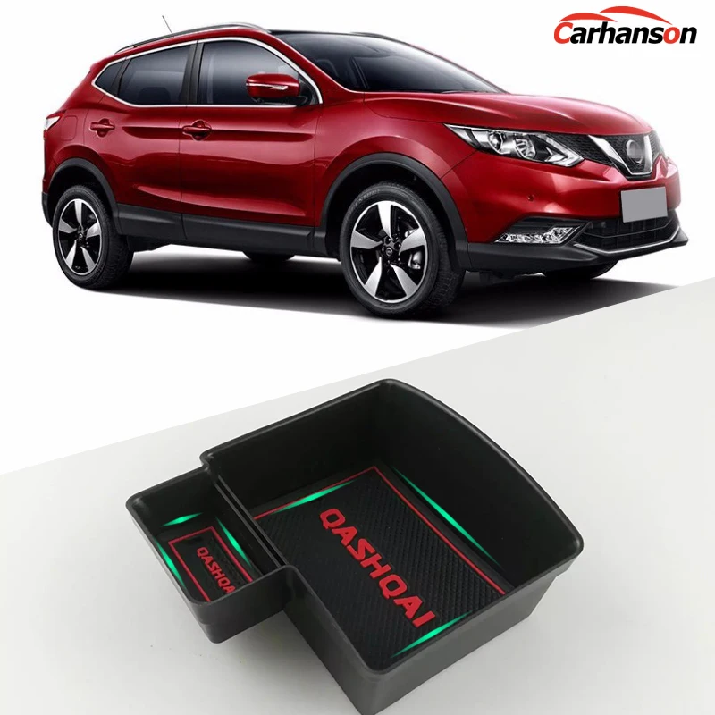 

For Nissan Qashqai J11 2016 2018 2019 Car Accessories Armrest Storage Box Center Console Container Tray Holder Stowing Tidying