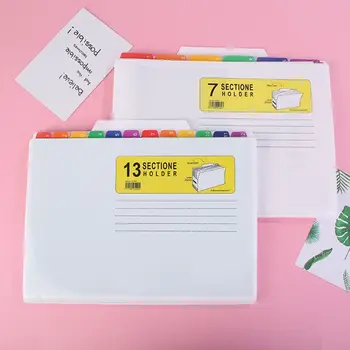 

File Holder Classification Bag Color UV Print Folder Waterproof File Good Sorter