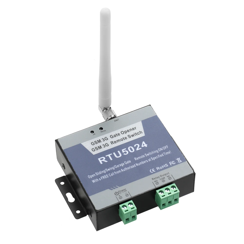 

GSM Relay SMS 2G/3G RTU5024 Call Remote Controller Gate Opener Switch For Parking System Wirelessly Access Control